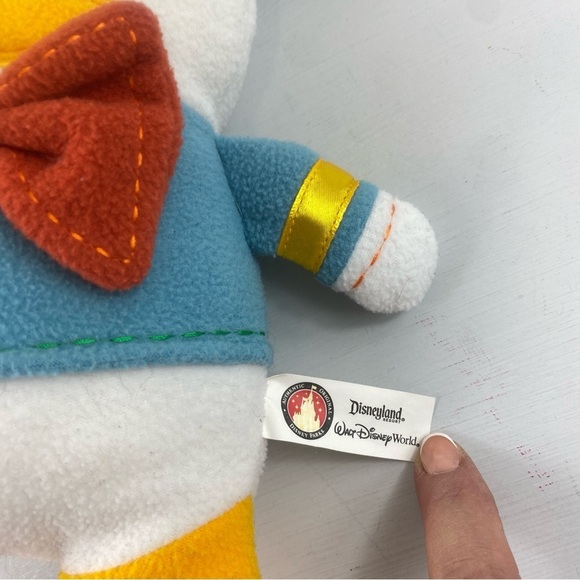 Disney World Disneyland Donald Duck Pook-A-Looz Stuffed Animal Plush Flat Toy‎ - Picture 6 of 10